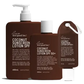 We Are Feel Good Inc Coconut Sunscreen Lotion SPF50+